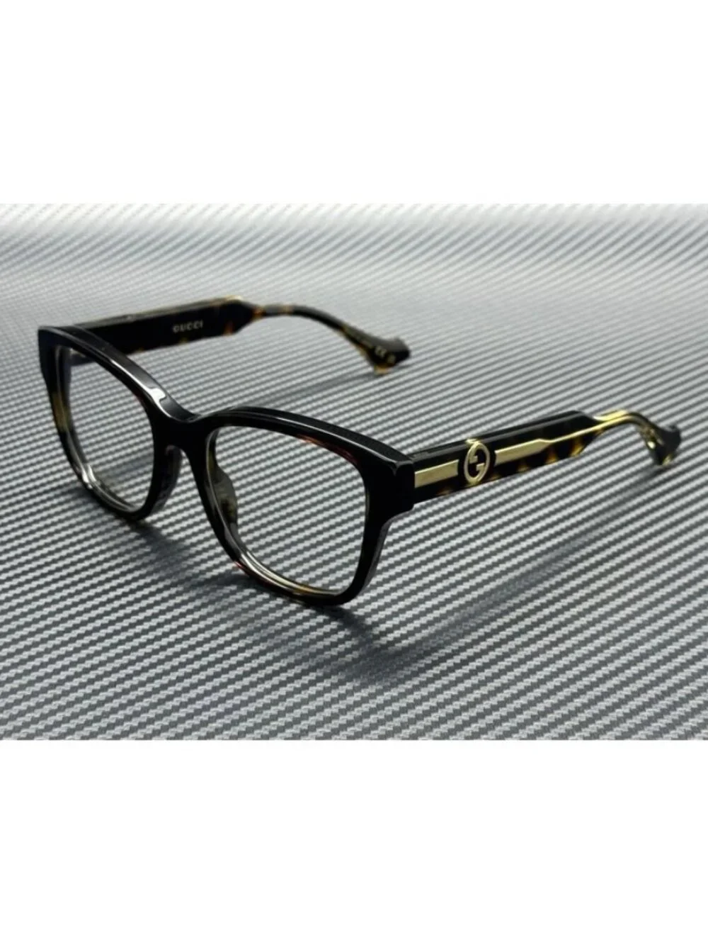 New Gucci Women Brown Eyeglasses 54-18-140